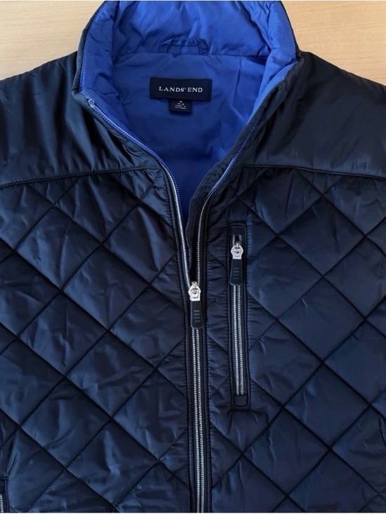 Lands' End Jackets & Blazers - Lands' End Women’s M 10-12 Black Vest Jacket Coat EXCELLENT condition!